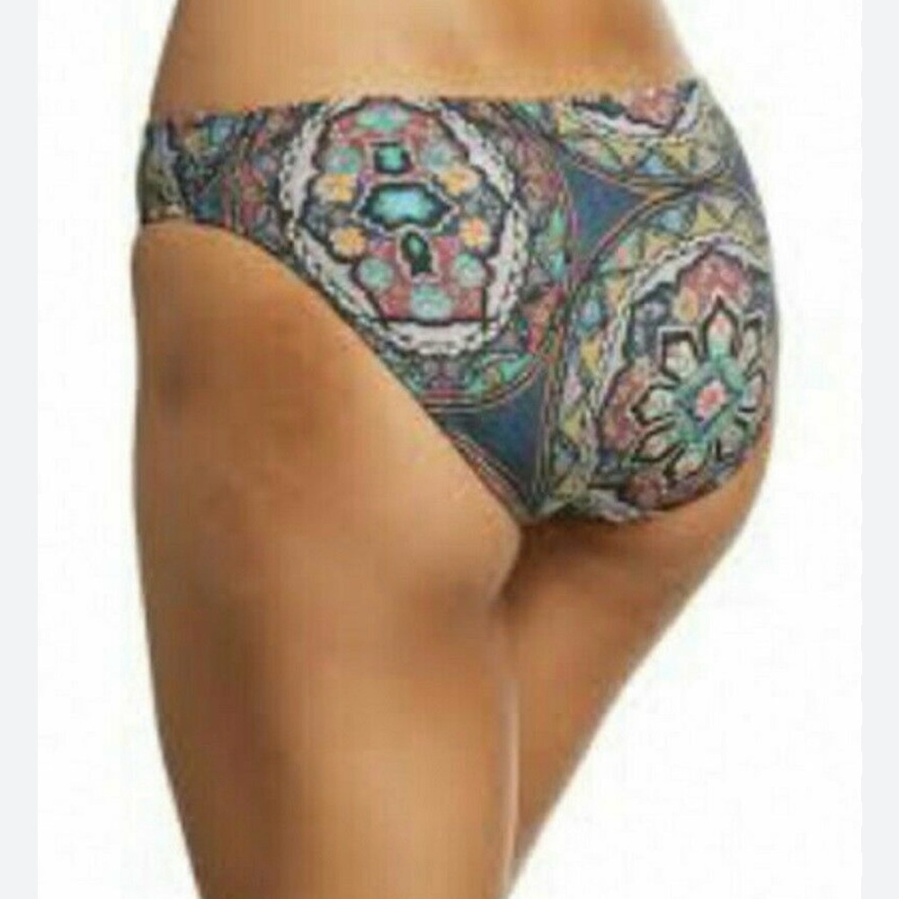 Johnny Was Spezia Mosaic Hipster Bikini Bottom X-Large New